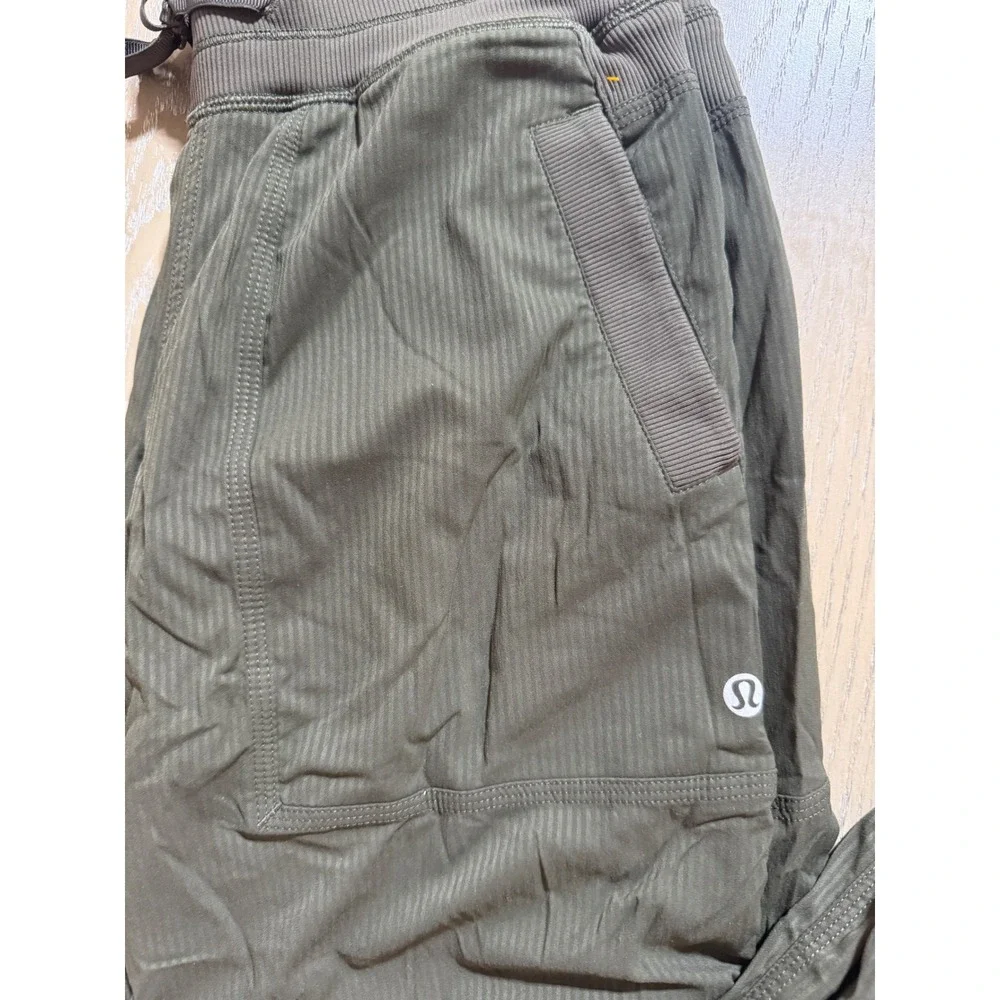 Lululemon Dance Studio Pants Size 4 Olive Green Mid Rise Full Length - Picture 2 of 15